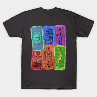 Antique Marseille Tarot Psych Version T-Shirt